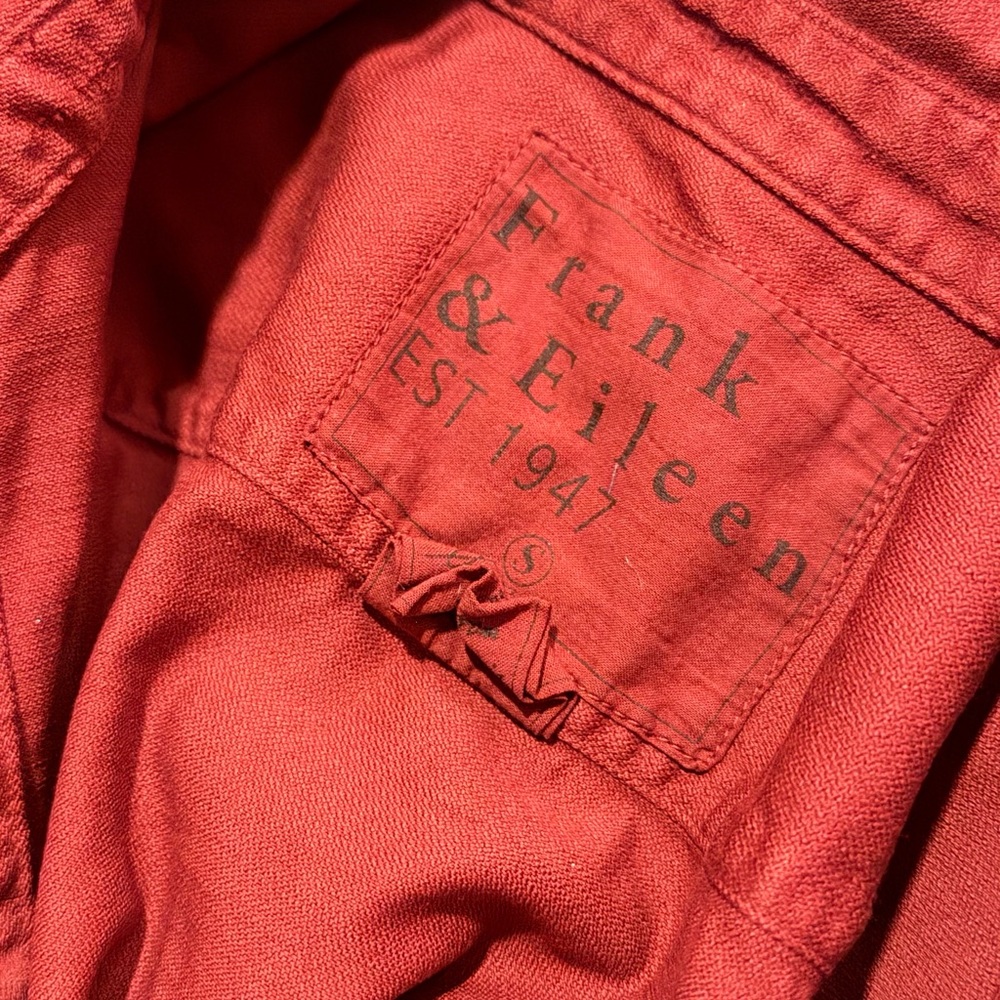 Frank & Eileen Vibrant Red Shirt - Picture 3 of 3
